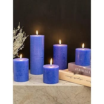 4Pcs Beautiful Pillar Candles Set Size (3x3) (3x4) (3x6) (3x9) - Classy Candles