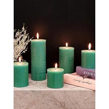 4Pcs Beautiful Pillar Candles Set Size (3x3) (3x4) (3x6) (3x9) - Classy Candles
