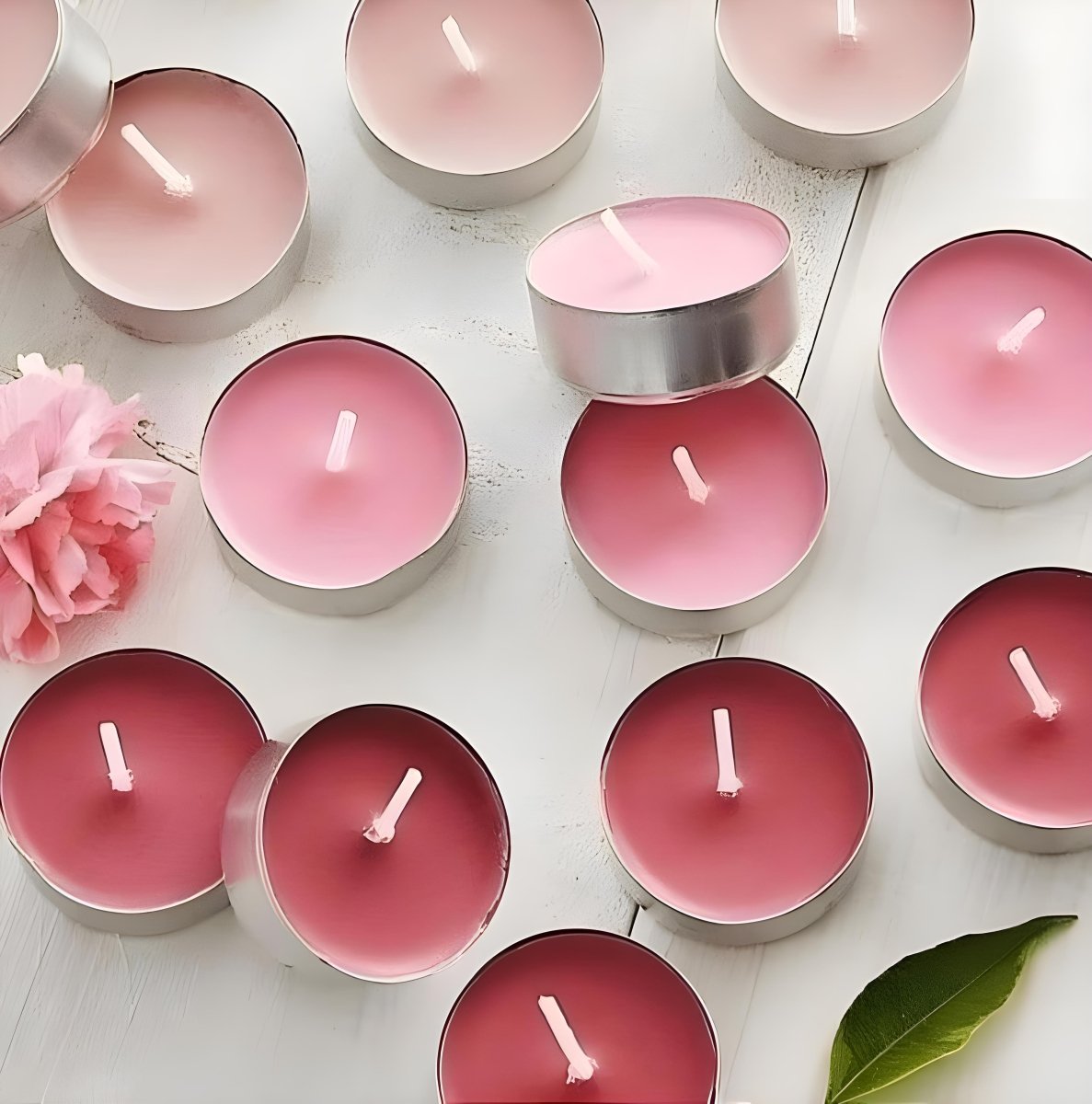 50Pcs Premium Long-Burning Tealight Candles (4 Hours Burning Time) - Classy Candles