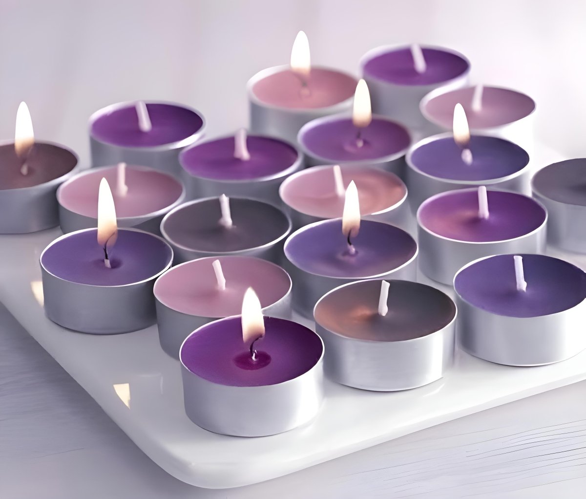 50Pcs Premium Long-Burning Tealight Candles (4 Hours Burning Time) - Classy Candles