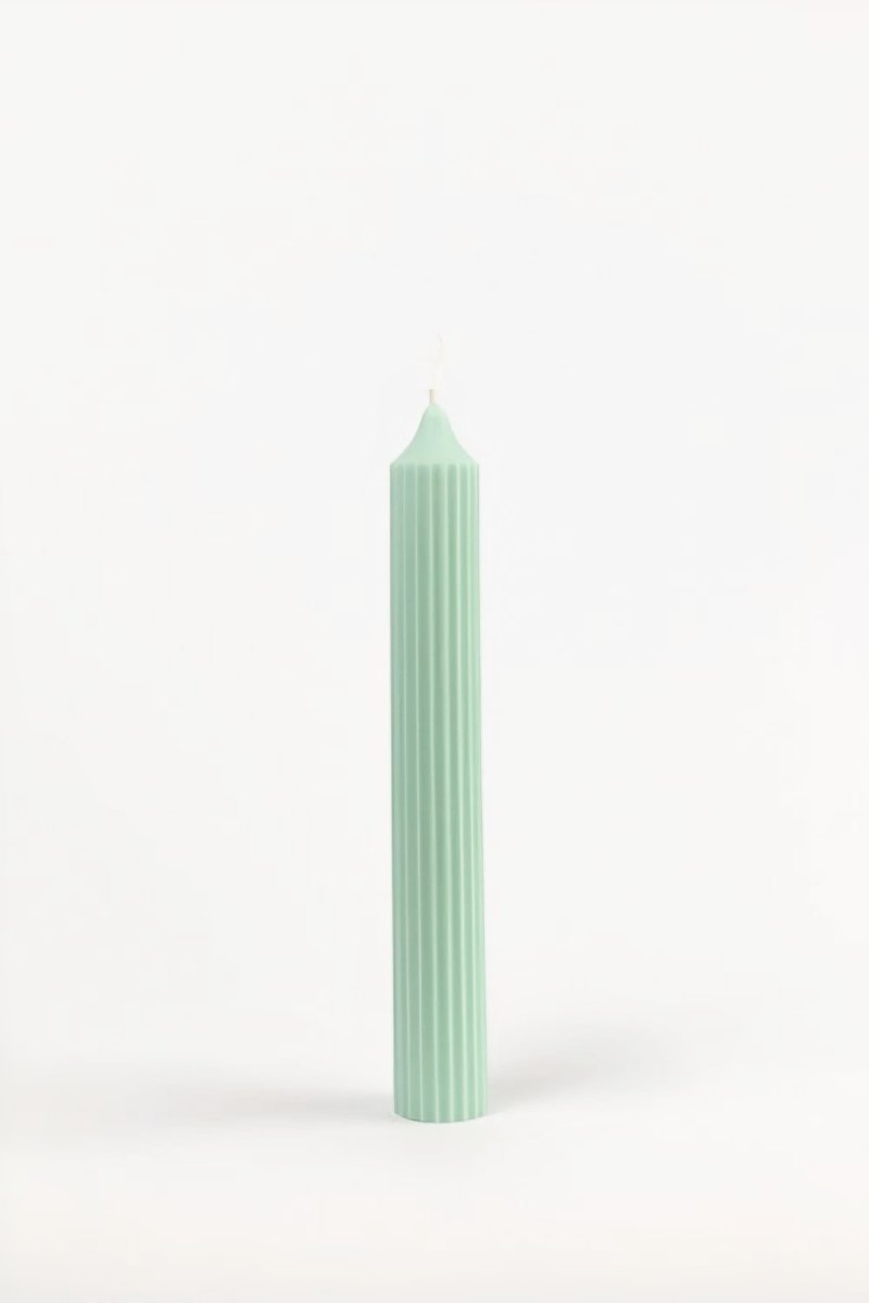 5Pcs Ribbbed Dinner Candles Size (7") - Classy Candles