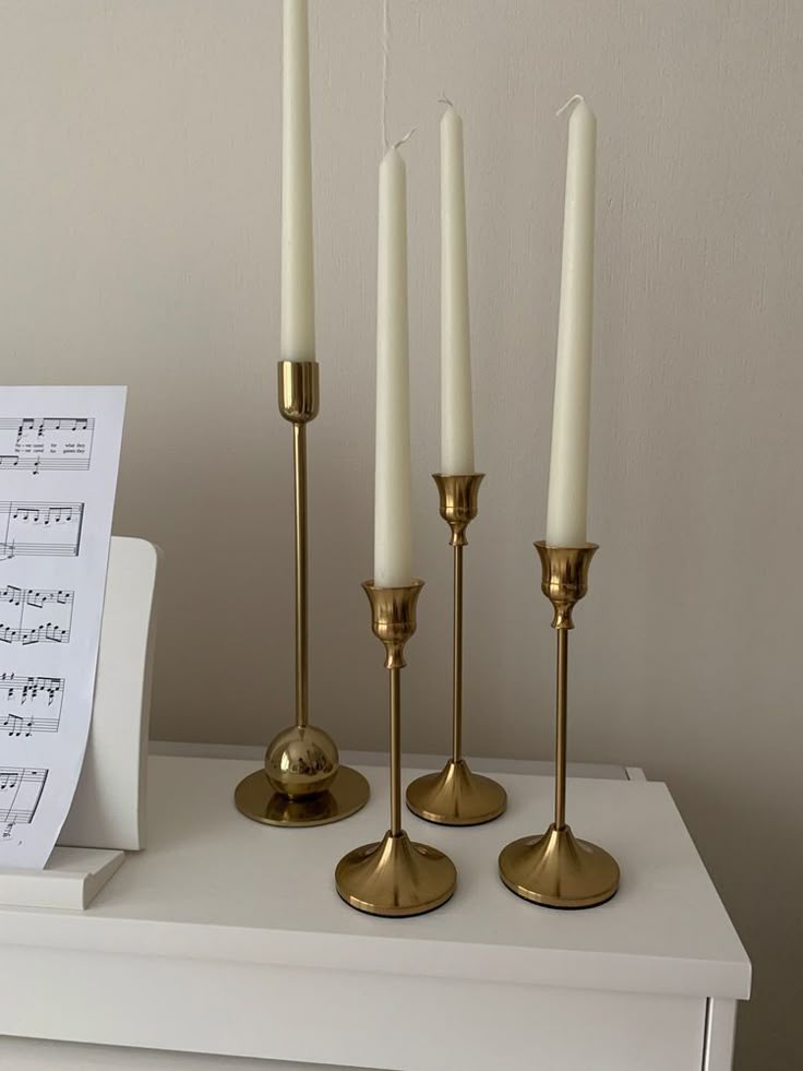 Complete Combo Pack – 6 Taper Candles With 3 Metal Stands - Classy Candles