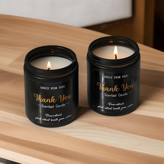 Luxury Scented Candle + Complimentary Eid Greeting Pillar - Classy Candles