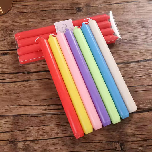 Set of 10 Elegant 10-Inch Dinner Candles – Perfect for Stylish Dining & Special Occasions - Classy Candles